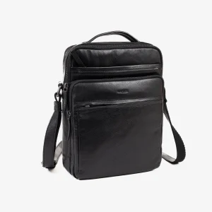 Bolso Hombre piel (24x30 cm) Matties Cow Silky Negro