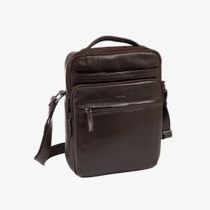 Bolso Hombre piel (24x30 cm) Matties Cow Silky Marrón