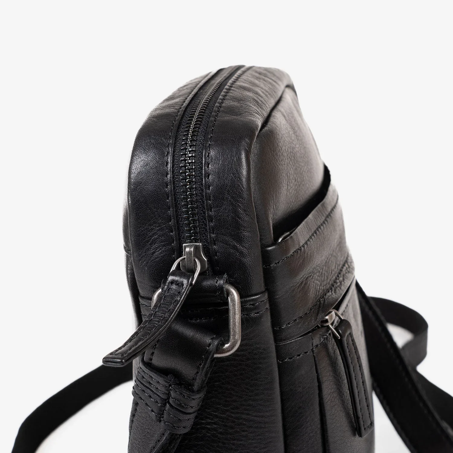 Bolso Hombre piel (21x26,5 cm) Matties Cow Silky Negro - Imagen 4